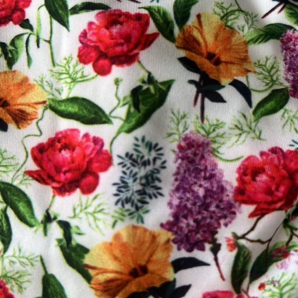 Charo Ruiz Ibiza Rola Crochet Floral One Piece Swimsuit White Bonita NWT Sz M - Picture 12 of 12